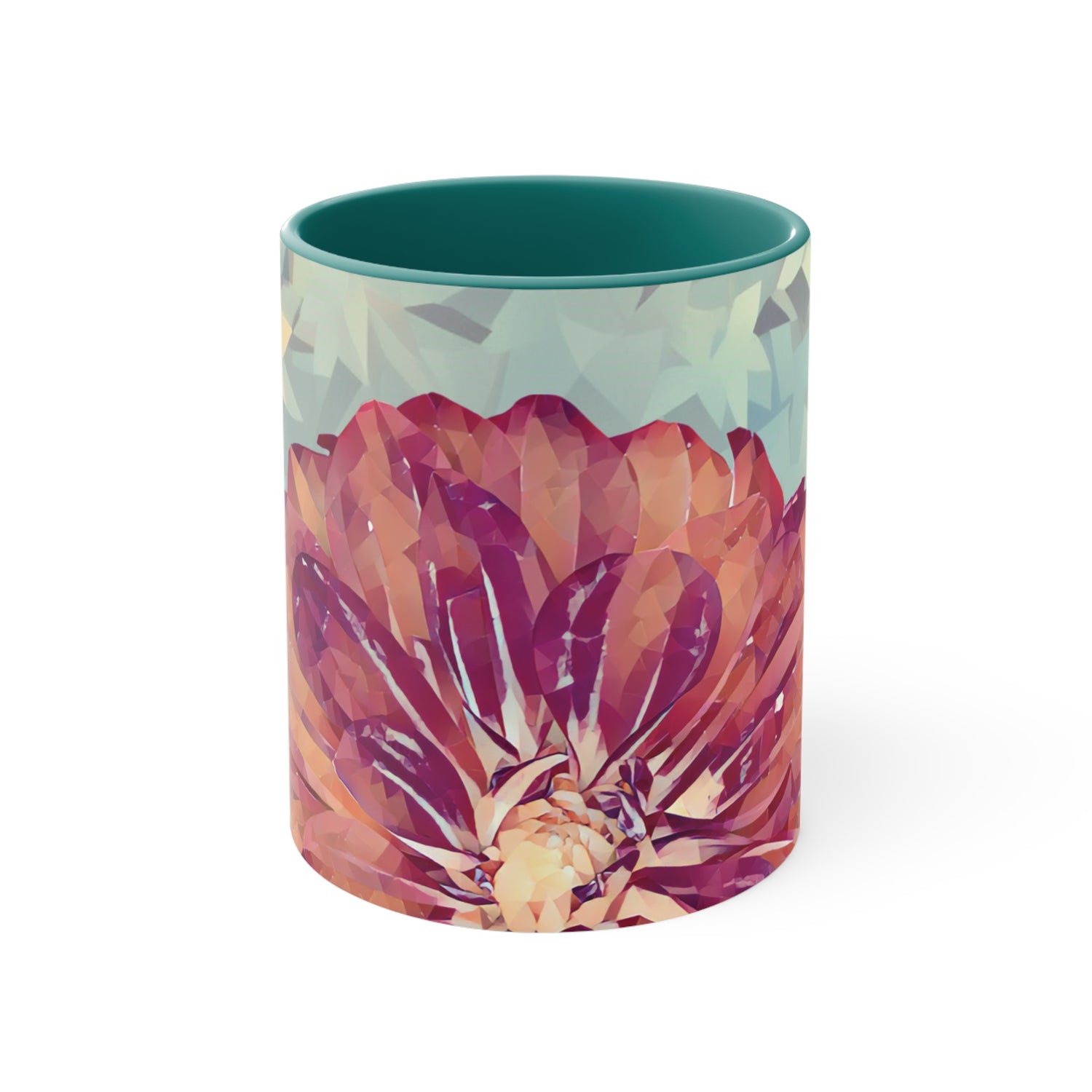 Mug 11oz - Poly Art - Flower of Dahlia (Variant 1)