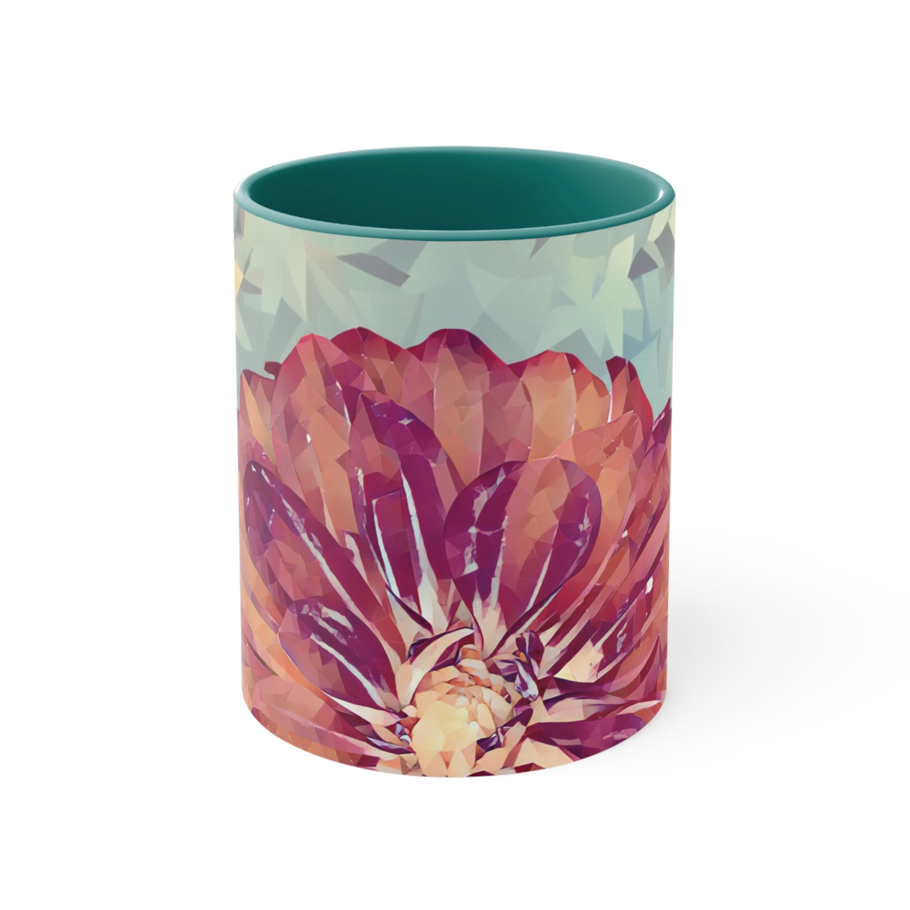 Mug 11oz - Poly Art - Flower of Dahlia (Variant 1)