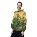 Windbreaker Jacket - Poly Art - Rosehip Plant
