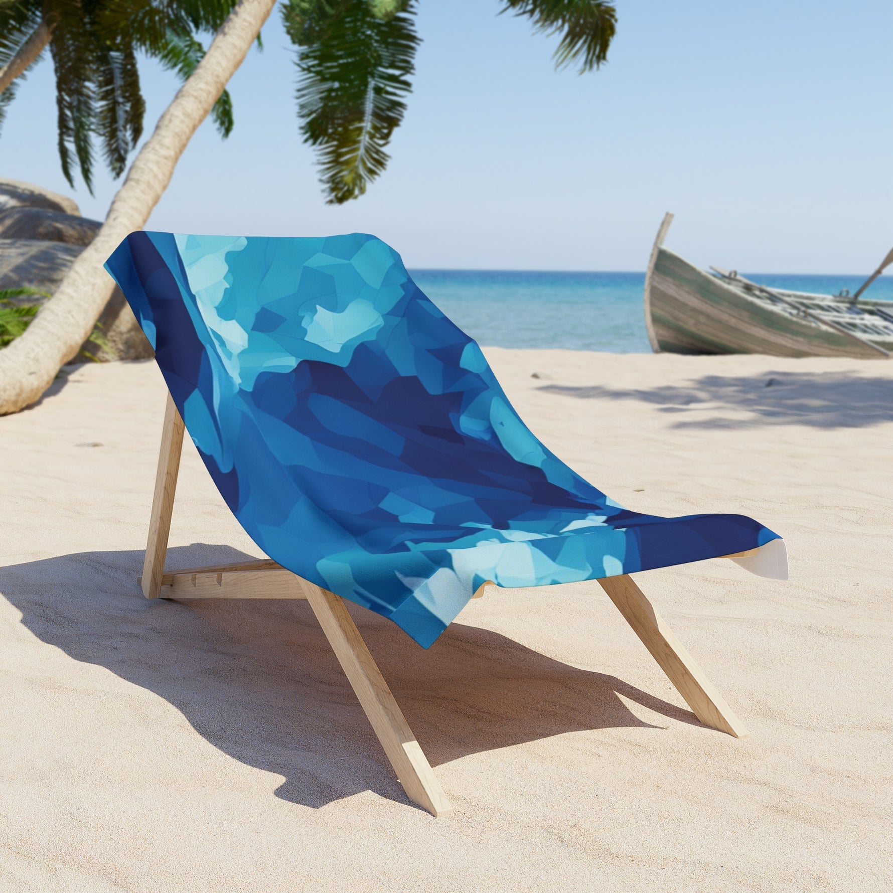 Beach Towel – Poly Art - Sunset Sky (Variant 3)