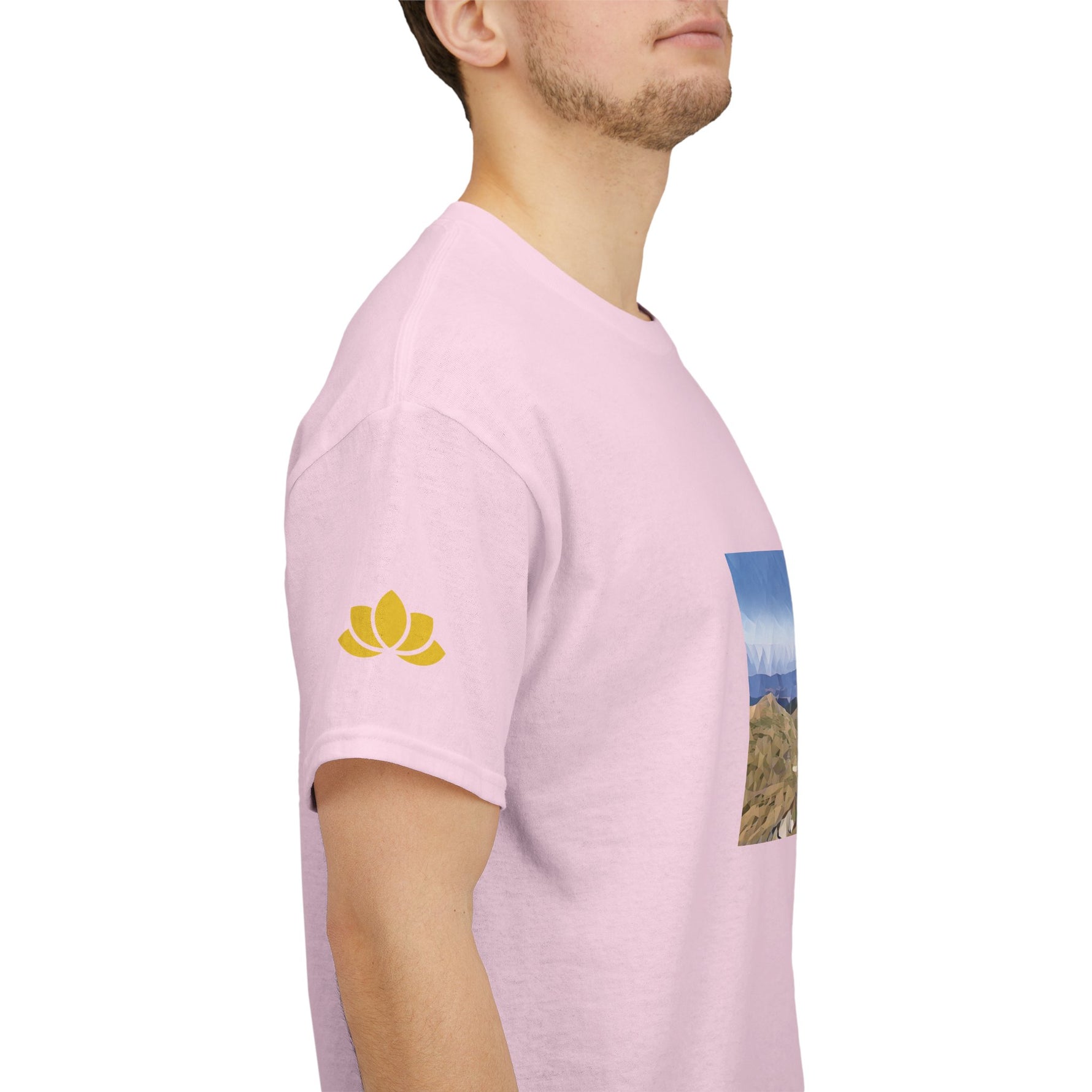 Unisex Heavy Cotton Tee - Poly Art - Rila Lakes