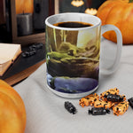 Ceramic White Cup 15oz - Stone Balance (Variant 3)