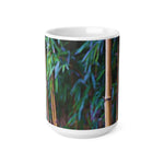 Ceramic White Cup 15oz - Bamboo (Variant 2)