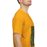 Unisex Heavy Cotton Tee - Flower of Knautia Integrifolia (Ambretta Annuale)