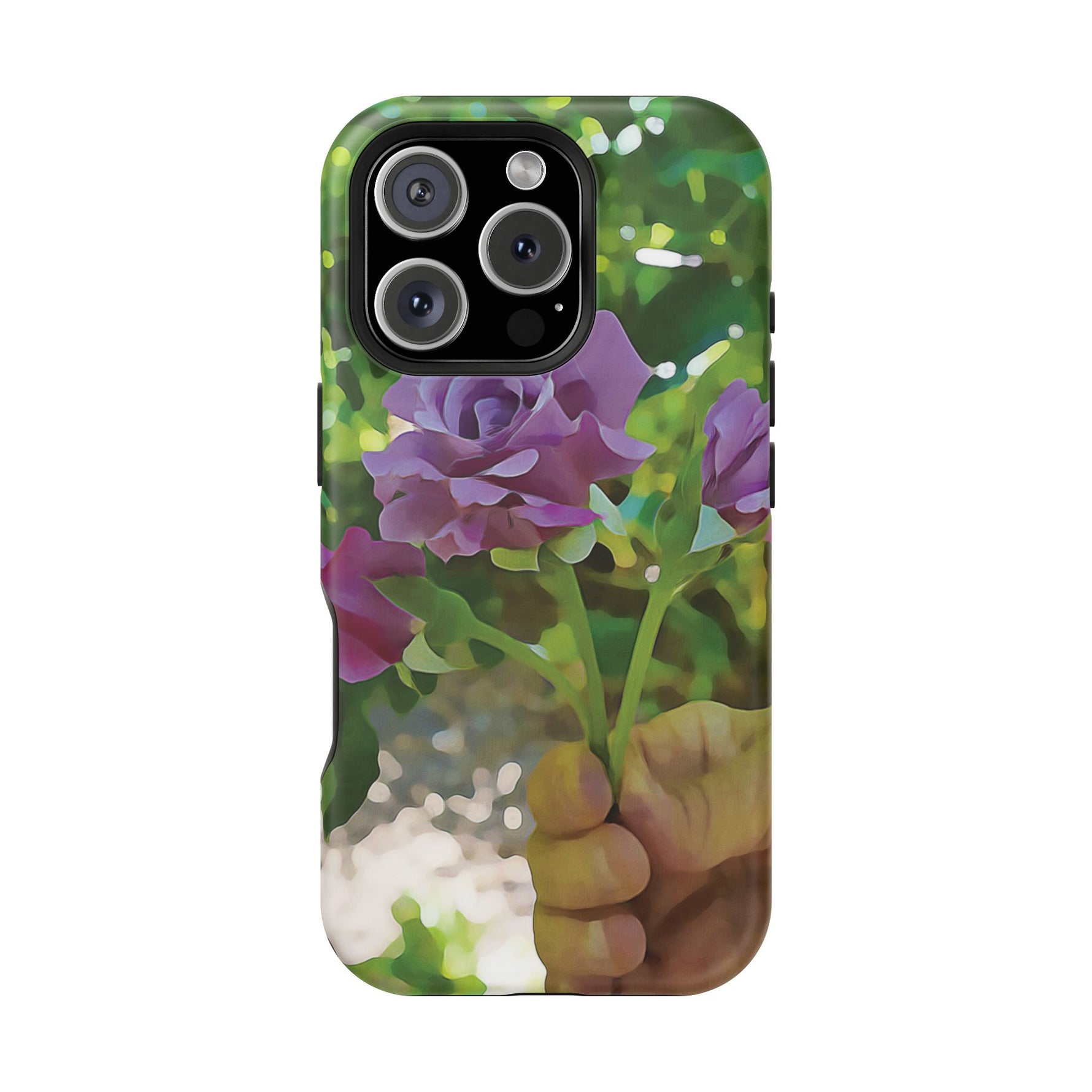 Magnetic Tough Phone Case - Flower of Rose, Small Bouquet