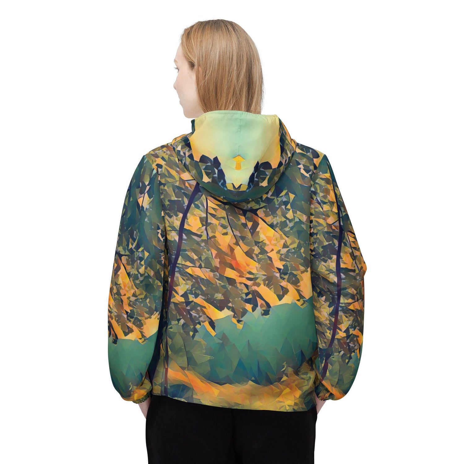 Windbreaker Jacket - Poly Art - Forest (Variant 4)