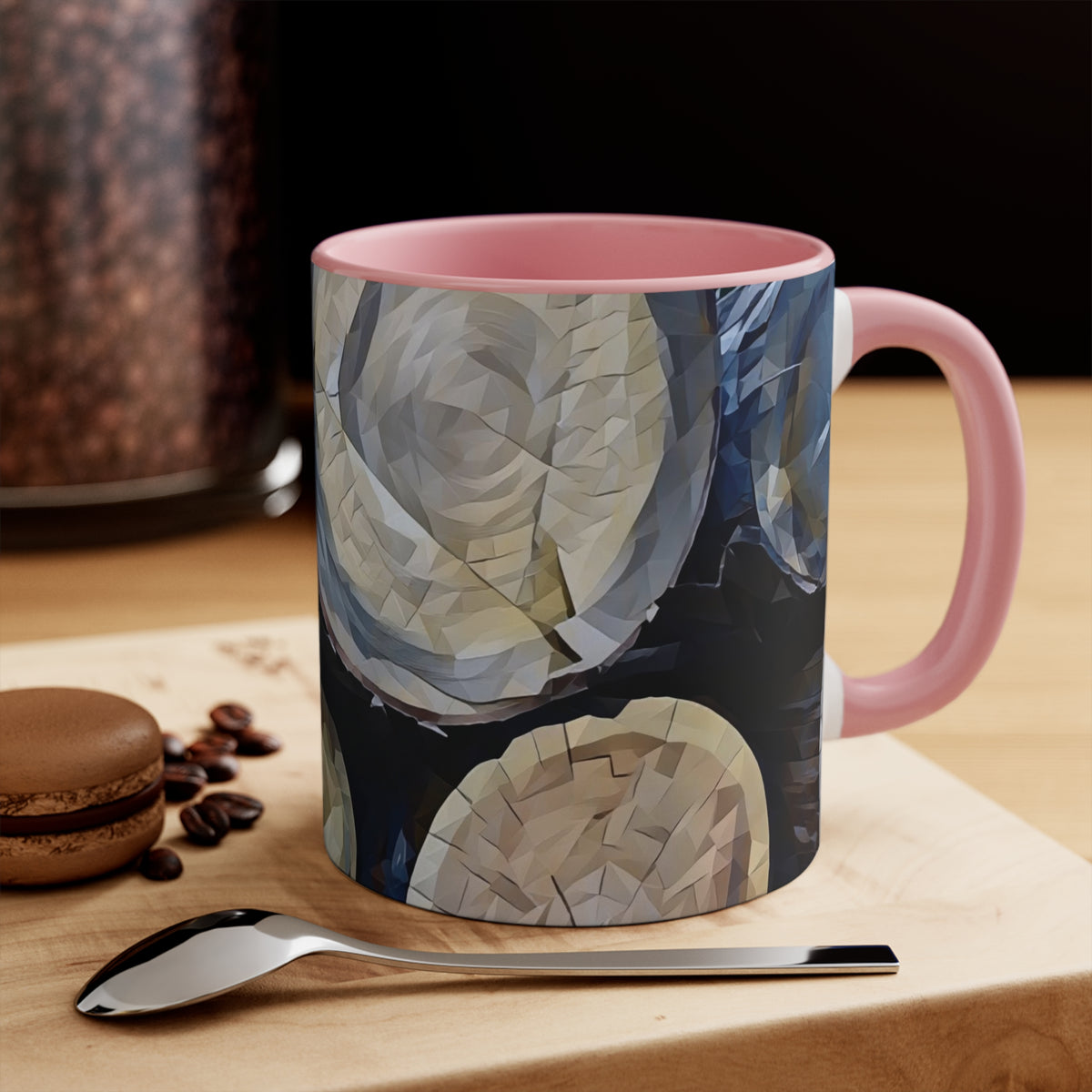 Mug 11oz - Poly Art - Wooden Trunks (Variant 1)