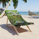 Beach Towel – Poly Art - Flower of Daisies (Variant 1)