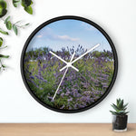 Wall Clock - Flower of Lavender (Variant 1)