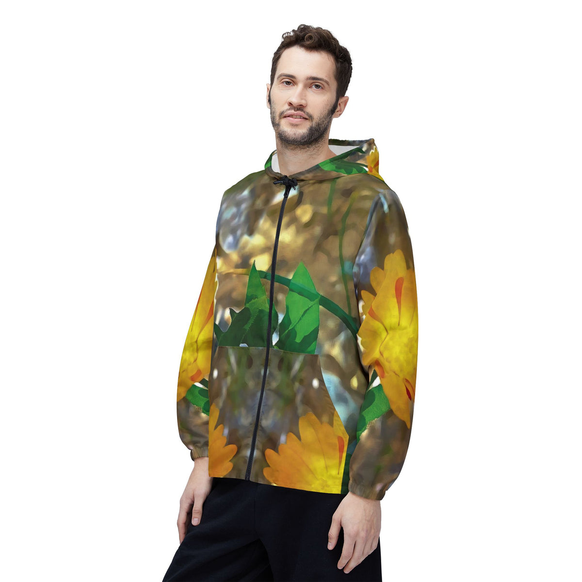 Windbreaker Jacket - Flower of Calendula