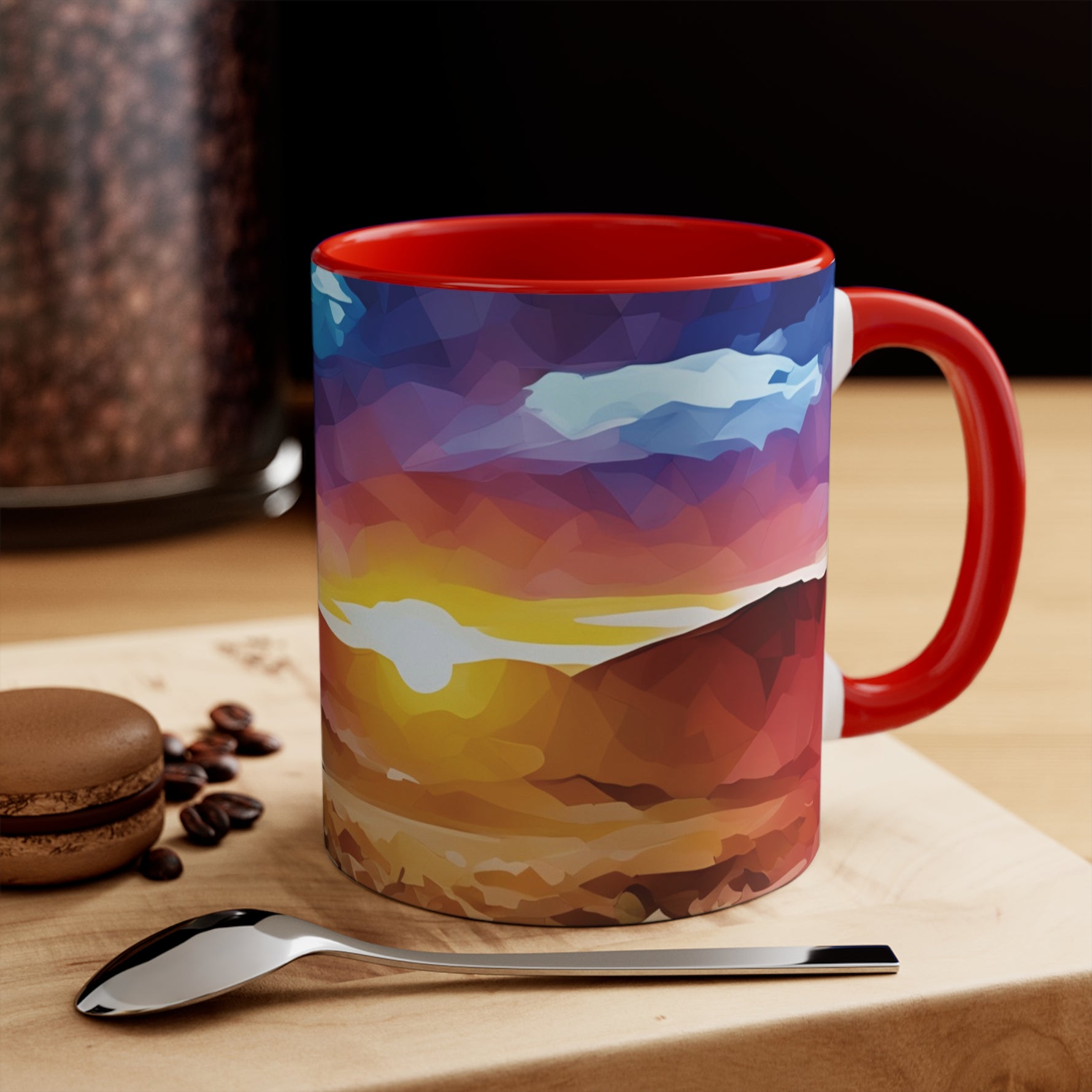 Mug 11oz - Poly Art - Tuscan Landscape (Variant 2)