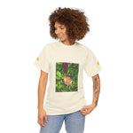 Unisex Heavy Cotton Tee - Flower of Rose