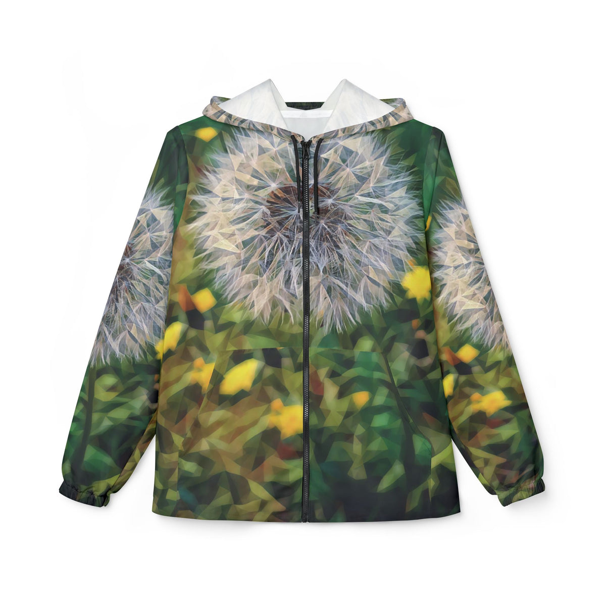 Windbreaker Jacket - Poly Art - Flower of Dandelion (Variant 2)