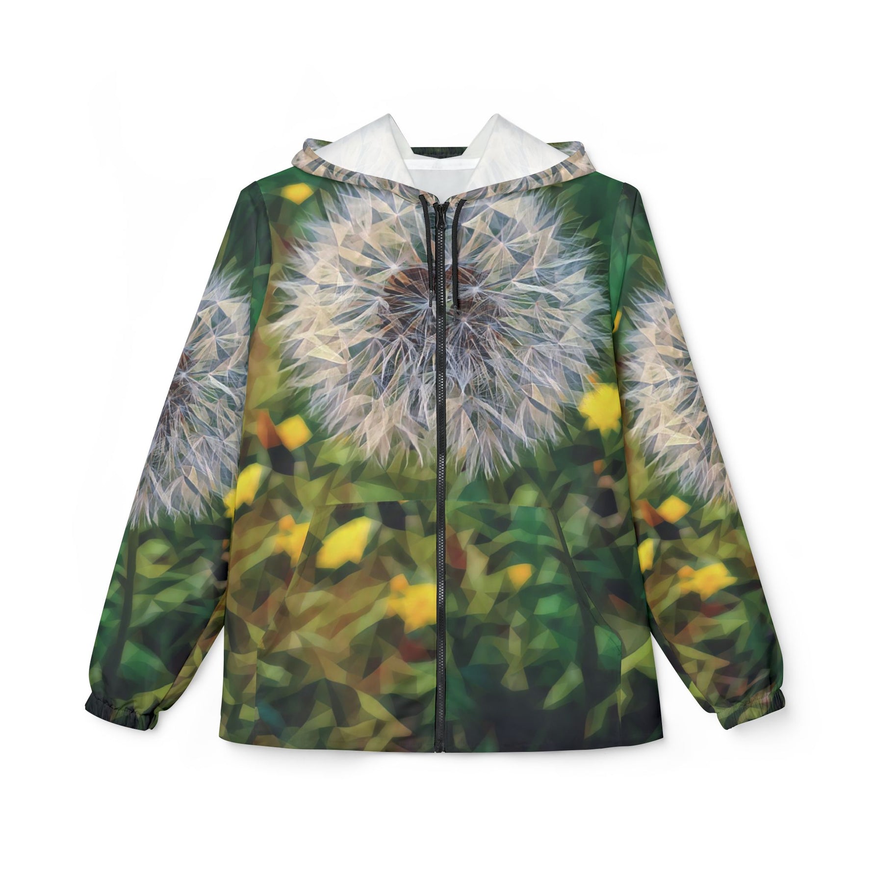 Windbreaker Jacket - Poly Art - Flower of Dandelion (Variant 2)