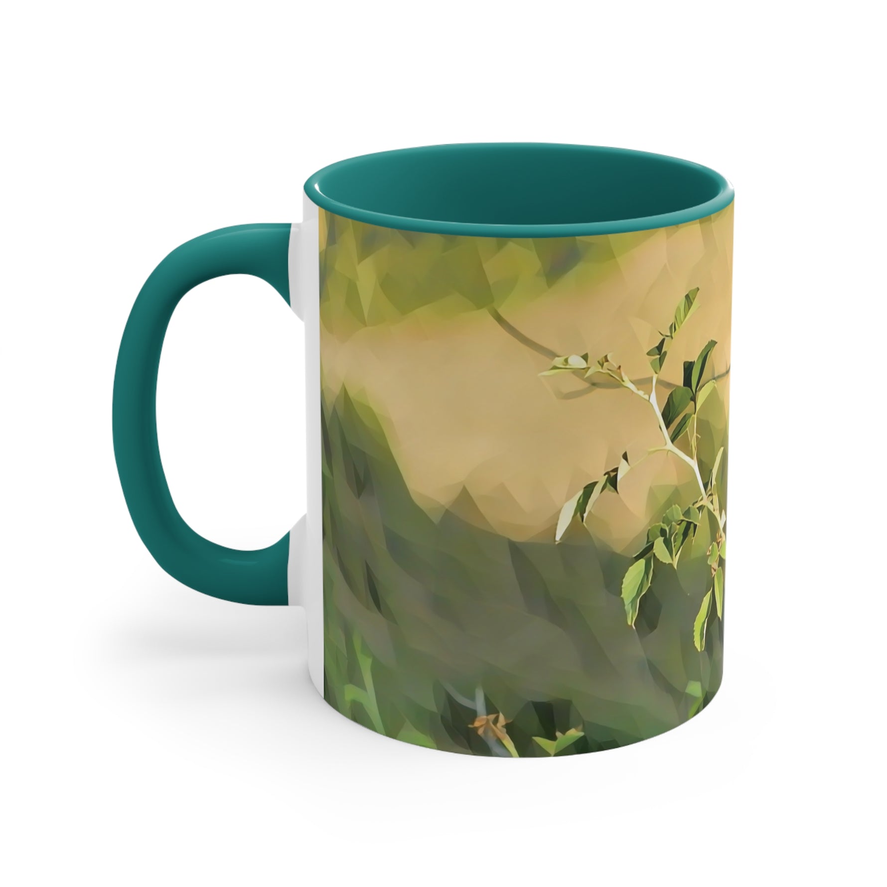 Mug 11oz - Poly Art - Rosehip plant (Variant 1)