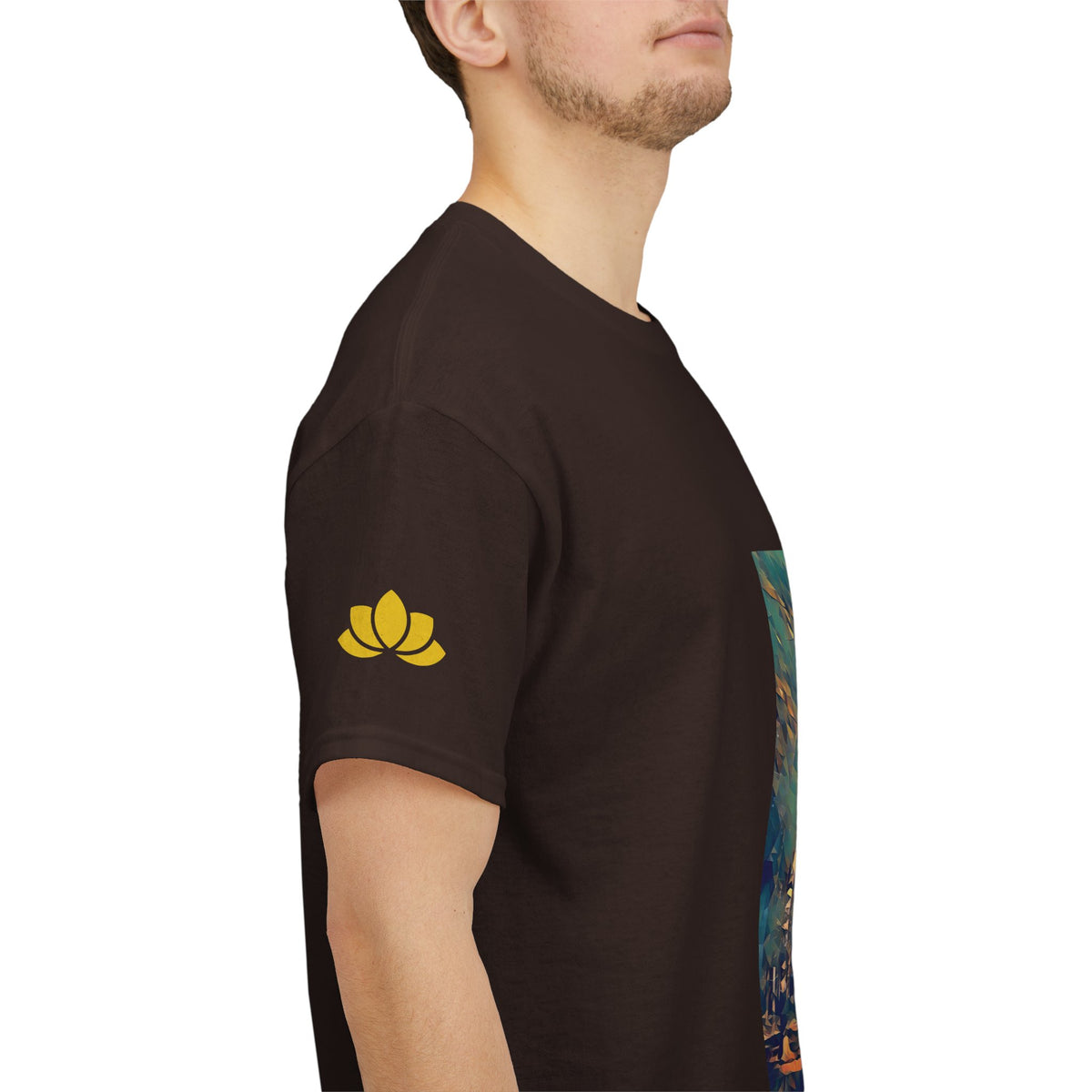 Unisex Heavy Cotton Tee - Poly Art - Forest (Variant 2)