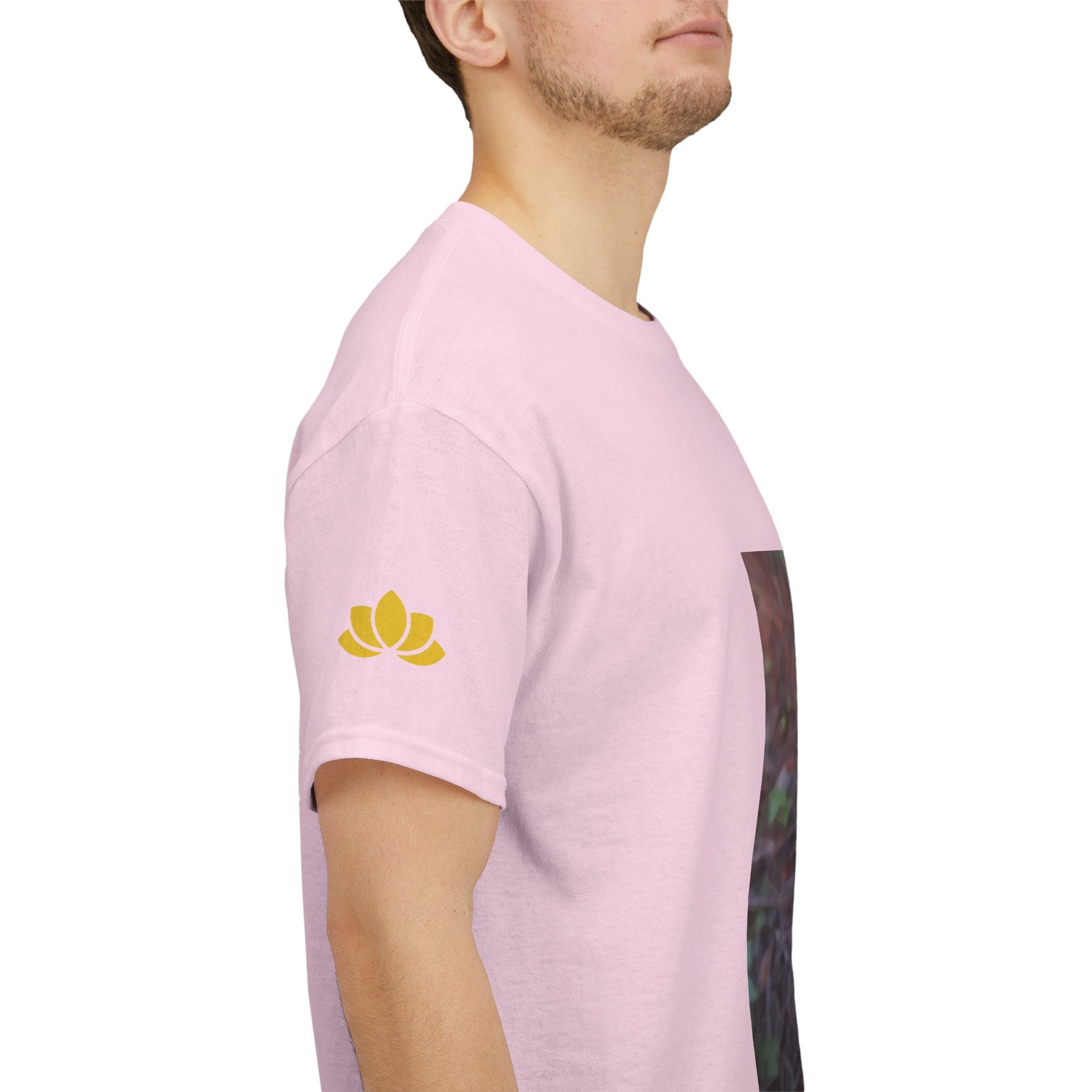 Unisex Heavy Cotton Tee - Poly Art - Flower of Cephalanthera Rubra