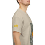 Unisex Heavy Cotton Tee - Poly Art - Flower of Calendula (Variant 1)