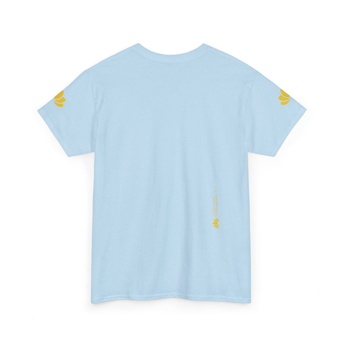 Unisex Heavy Cotton Tee - Poly Art - Flower of Dahlia (Variant 2)