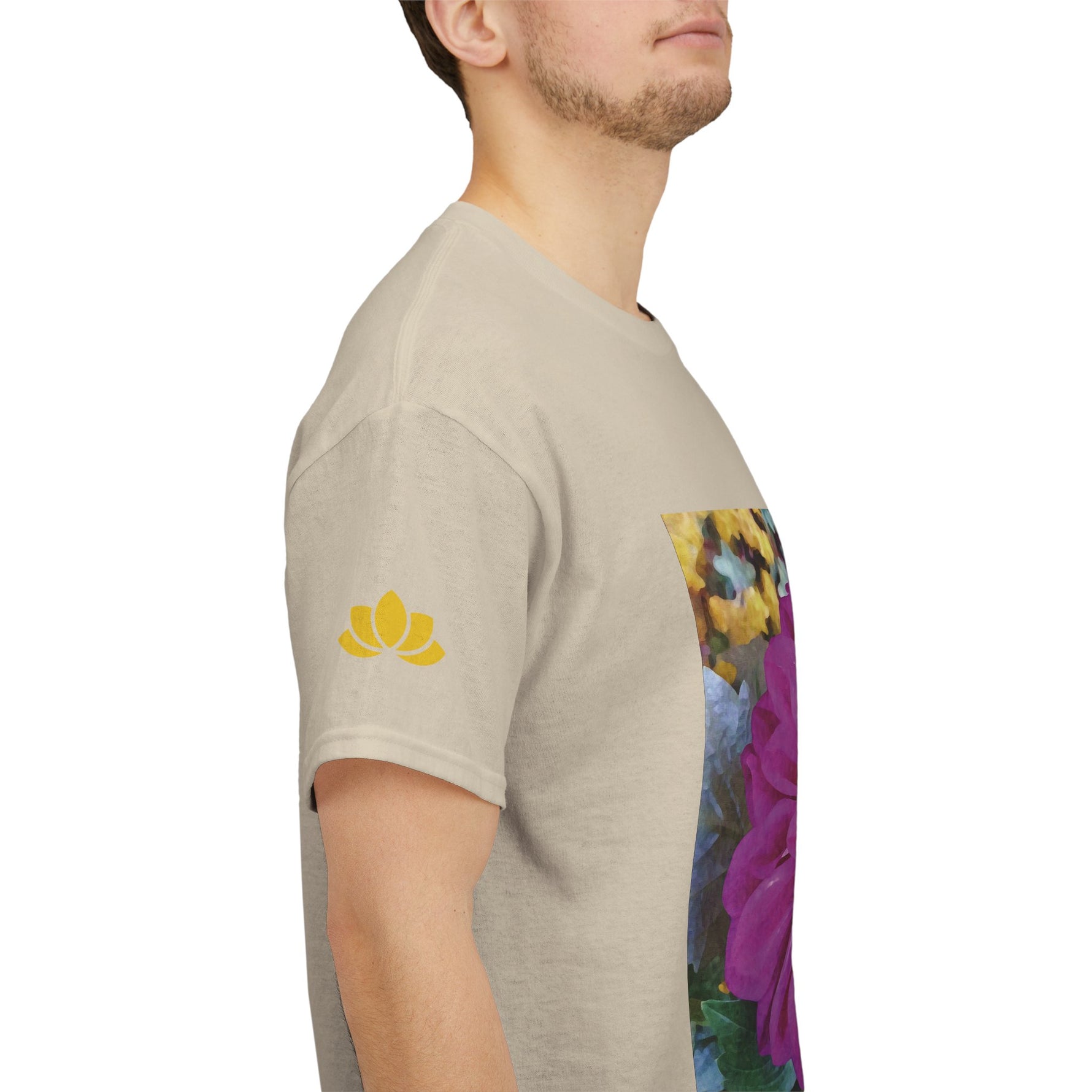 Unisex Heavy Cotton Tee - Flower of Dahlia