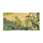 Beach Towel – Poly Art - Rosehip Plant