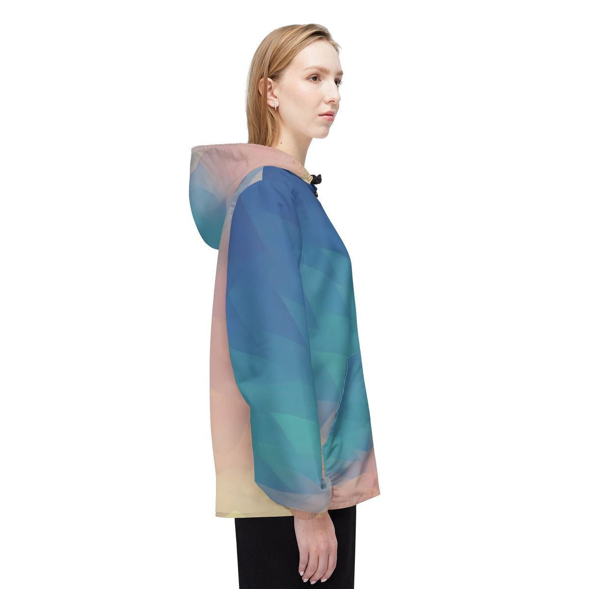 Windbreaker Jacket - Poly Art - Sunset Sky (Variant 1)
