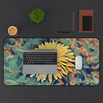 Desk Mat - Poly Art - Flower of Dandelion (Variant 2)