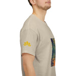 Unisex Heavy Cotton Tee - Poly Art - Forest, a Path (Variant 1)