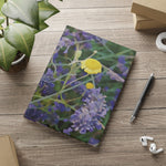Hardcover Notebook with Puffy Covers - Flower of Lavender and Chamomile