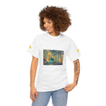 Unisex Heavy Cotton Tee - Poly Art - Forest (Variant 1)