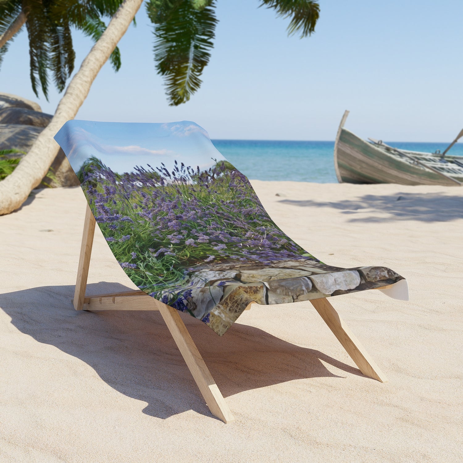 Beach Towel – Flower of Lavender (Variant 1)