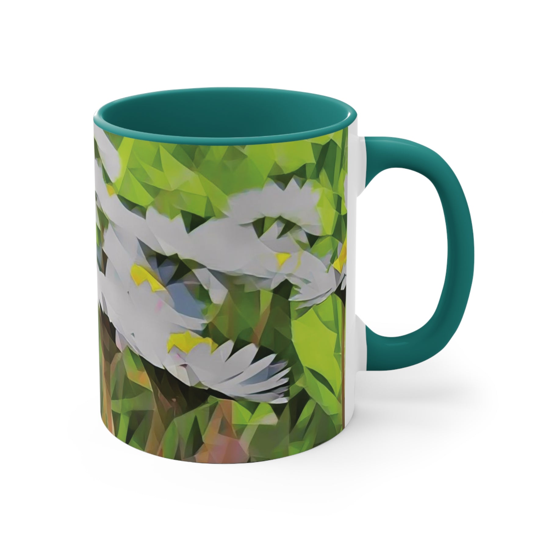 Mug 11oz - Poly Art - Flower of Daisies (Variant 01)
