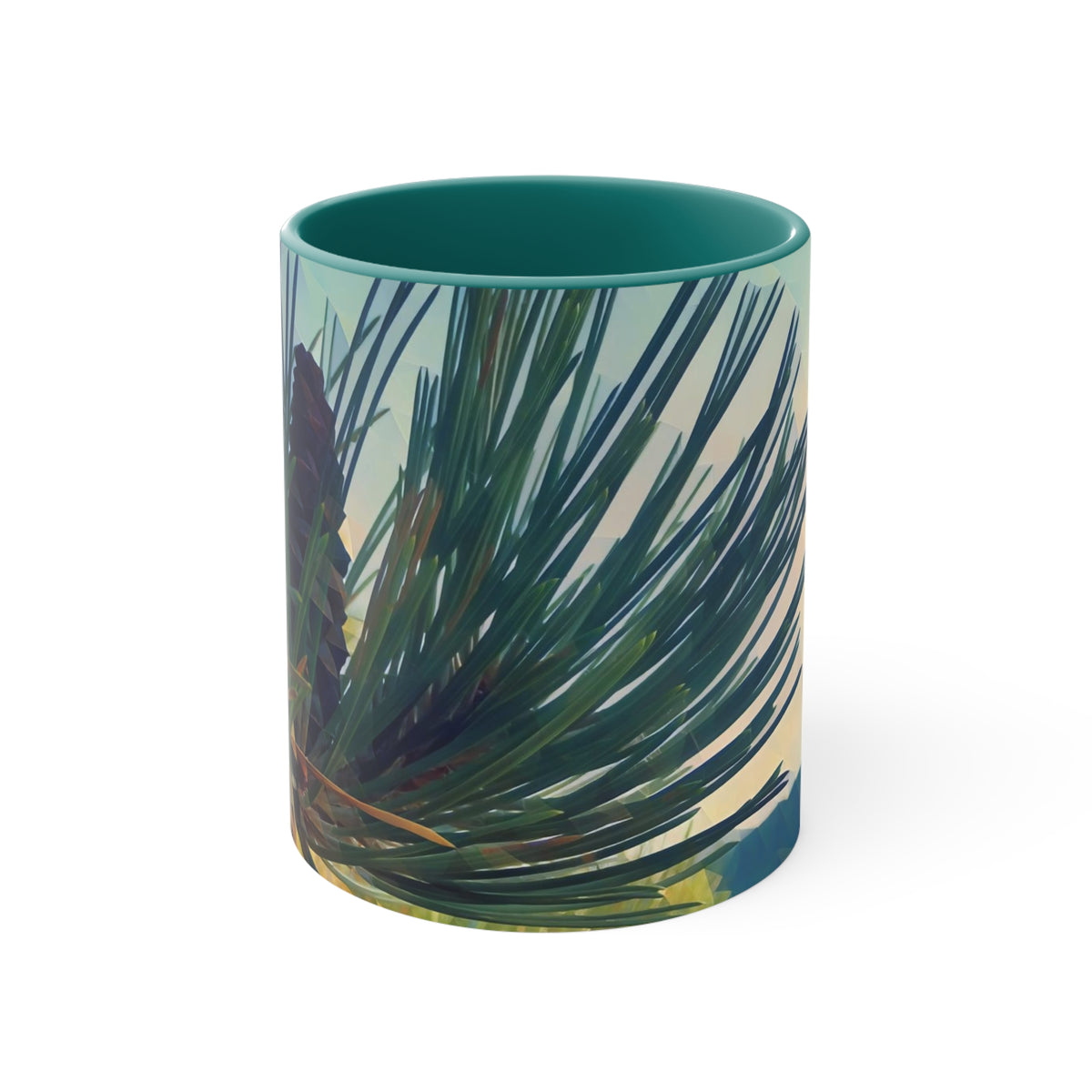 Mug 11oz - Poly Art - Fir Pinecone