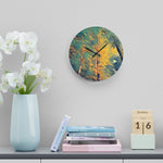 Acrylic Wall Clock - Poly Art - Forest (Variant 02)