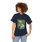 Unisex Heavy Cotton Tee - Poly Art - Flower of Ornithogalum (Variant 1)