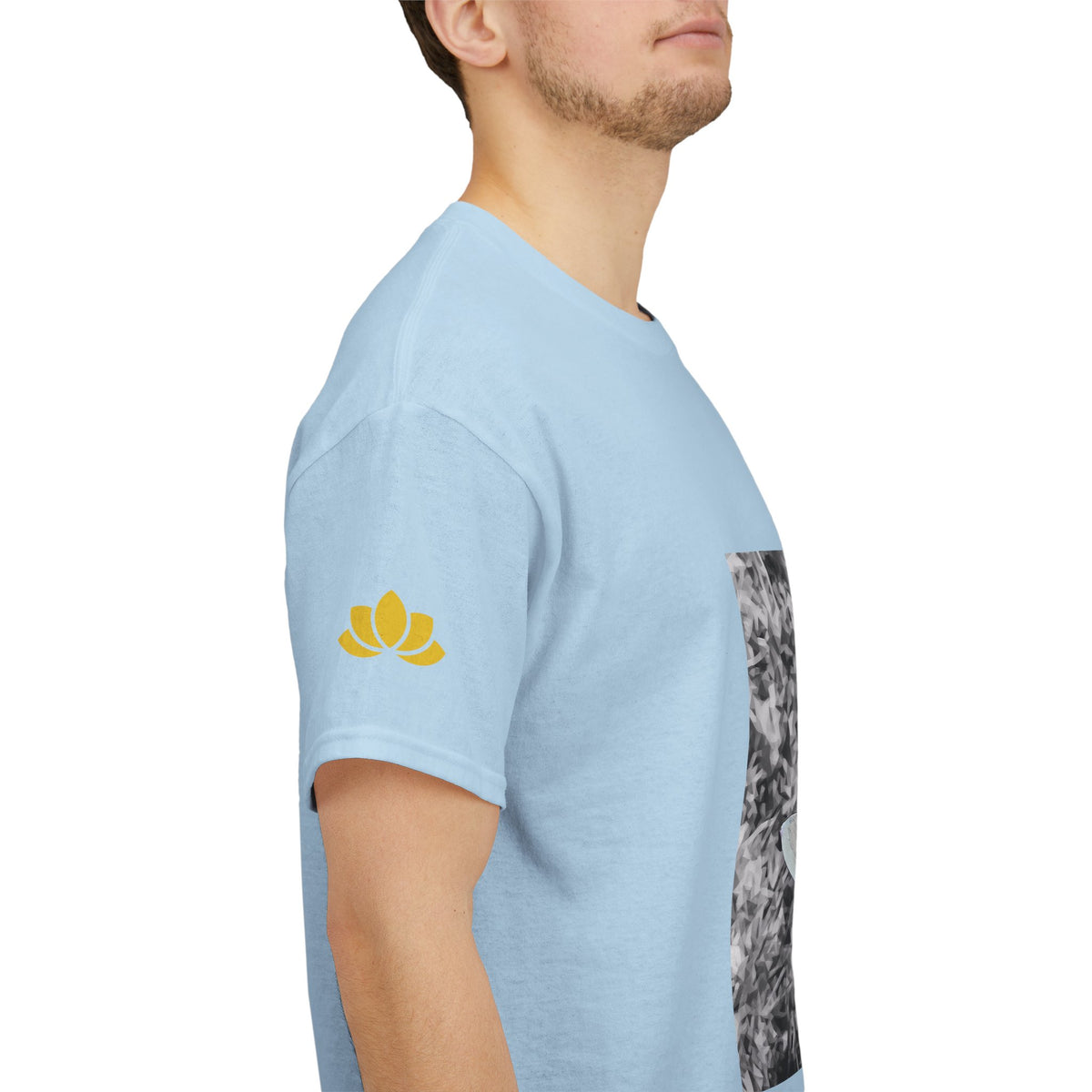 Unisex Heavy Cotton Tee - Poly Art - Flower of Anemone