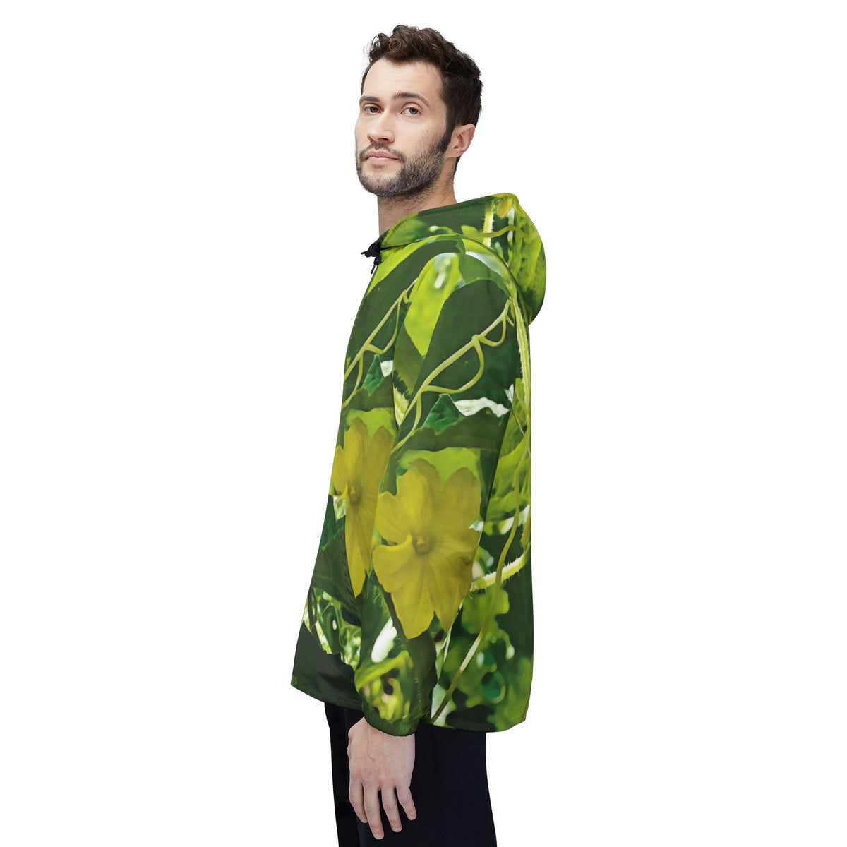 Windbreaker Jacket - Flower of Cucumber