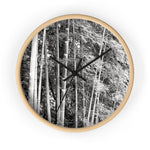 Wall Clock - Bamboo (B&W Variant)