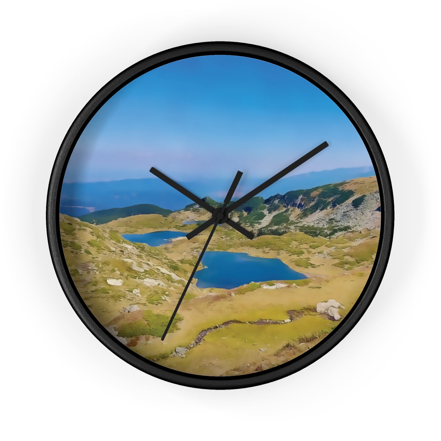 Wall Clock - Rila Lakes, Bulgaria (Variant 1)