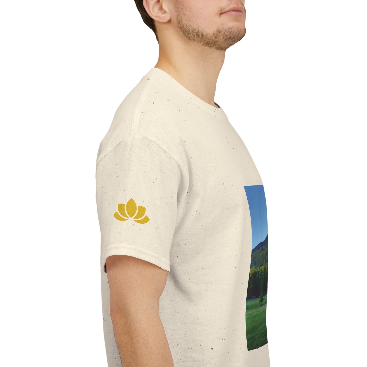 Unisex Heavy Cotton Tee - Tree in a Lawn