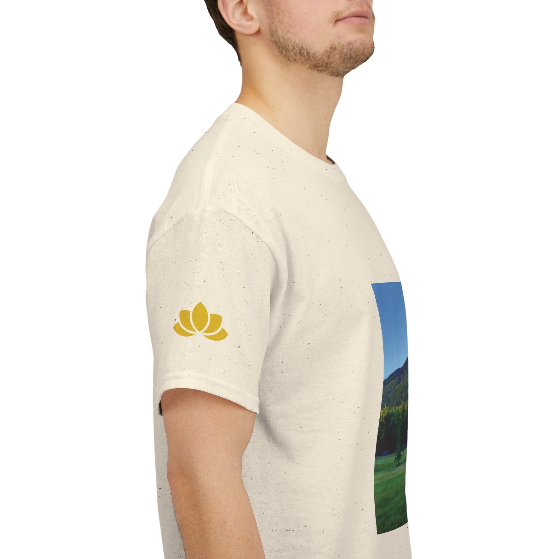 Unisex Heavy Cotton Tee - Tree in a Lawn