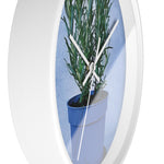 Wall Clock - Rosemary Plant