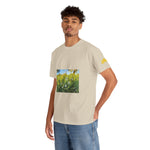 Unisex Heavy Cotton Tee - Flower of Silene Vulgaris