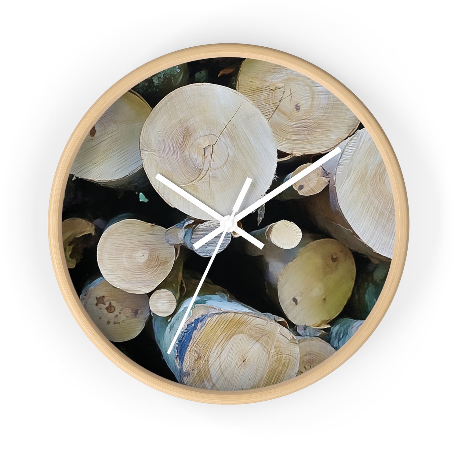 Wall Clock - Wooden Trunks (Variant 1)
