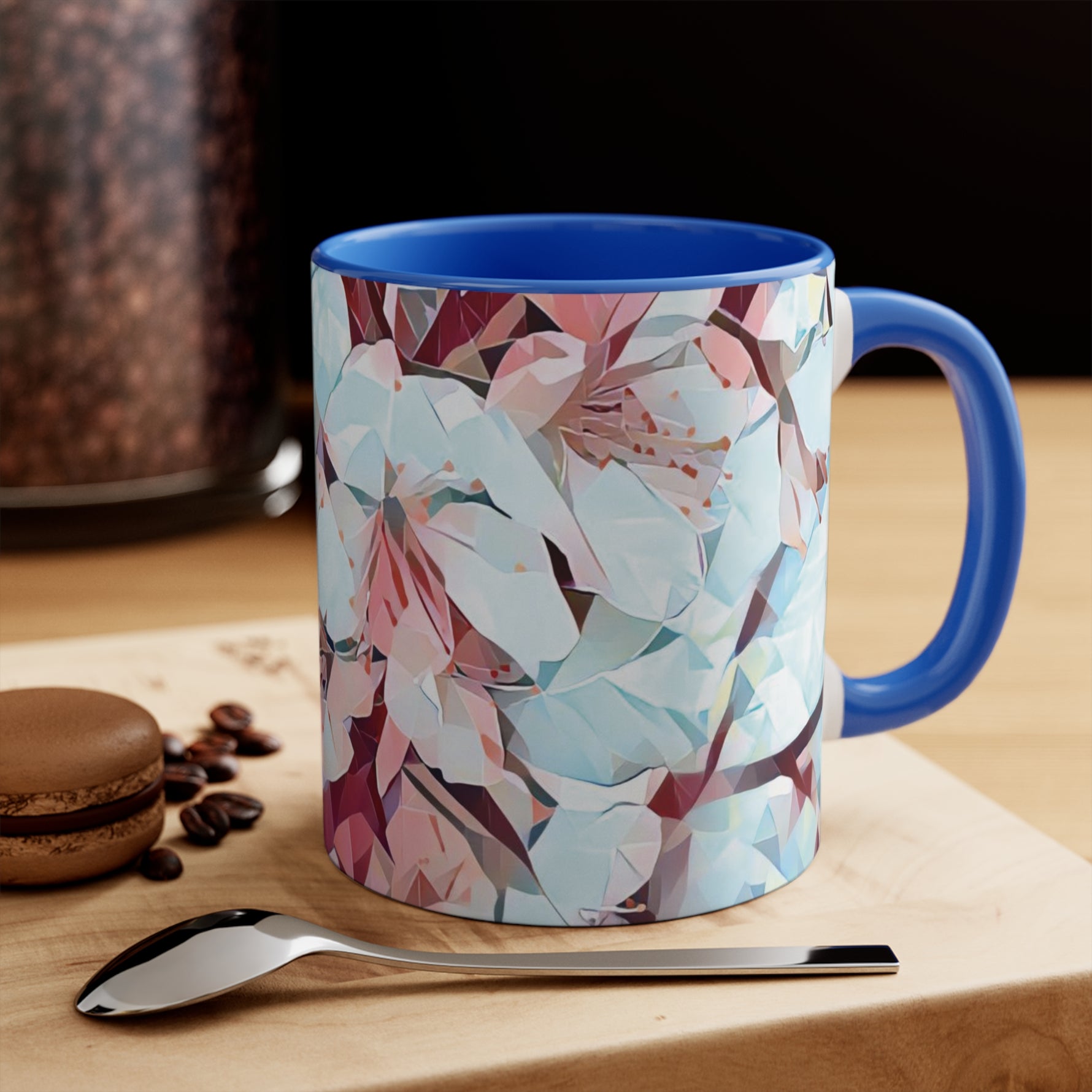 Mug 11oz - Poly Art - Apple's Tree Flower (Variant 4)