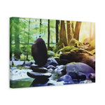 Stretched Matte Canvas - Stone Balance (Variant 2)
