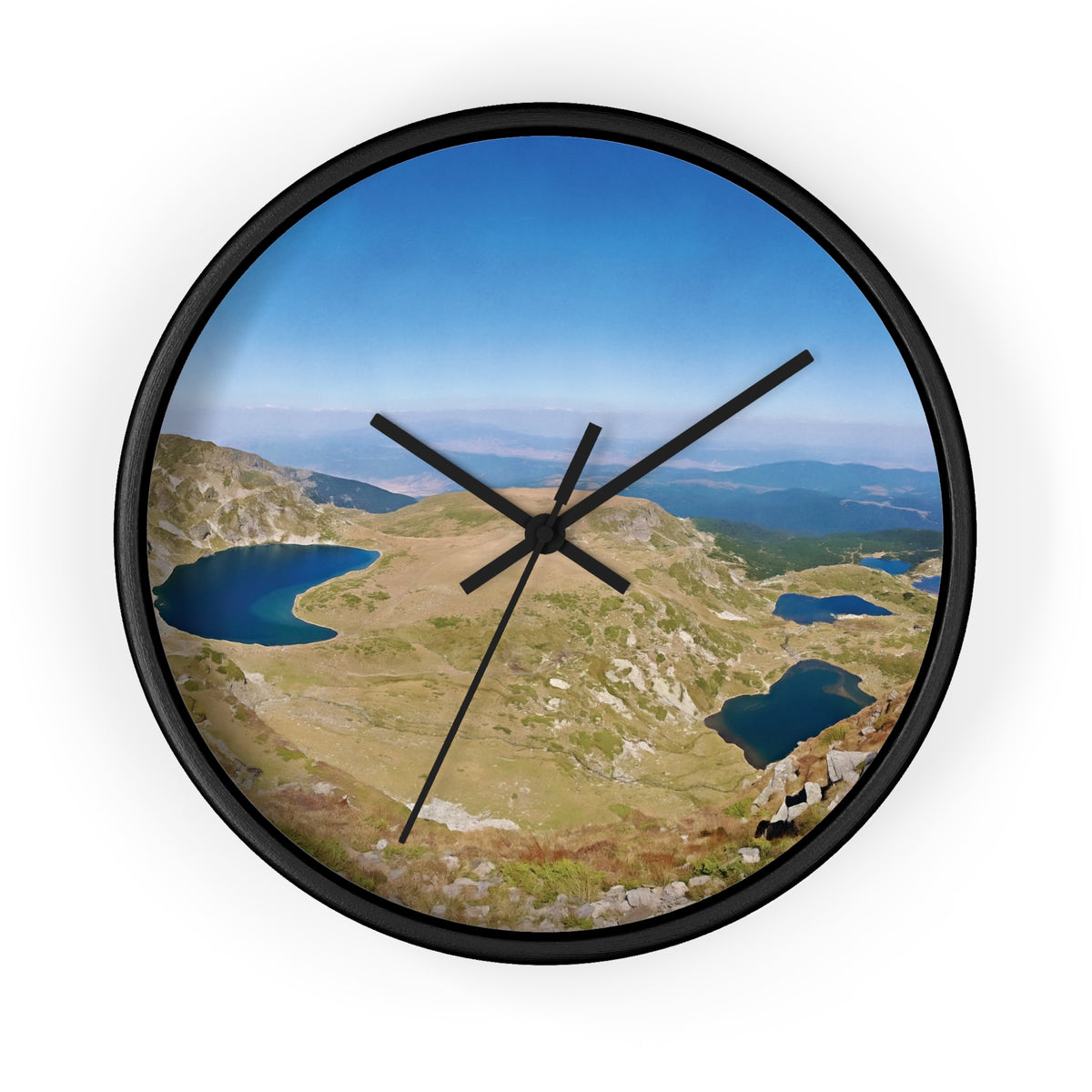 Wall Clock - Rila Lakes, Bulgaria (Variant 2)