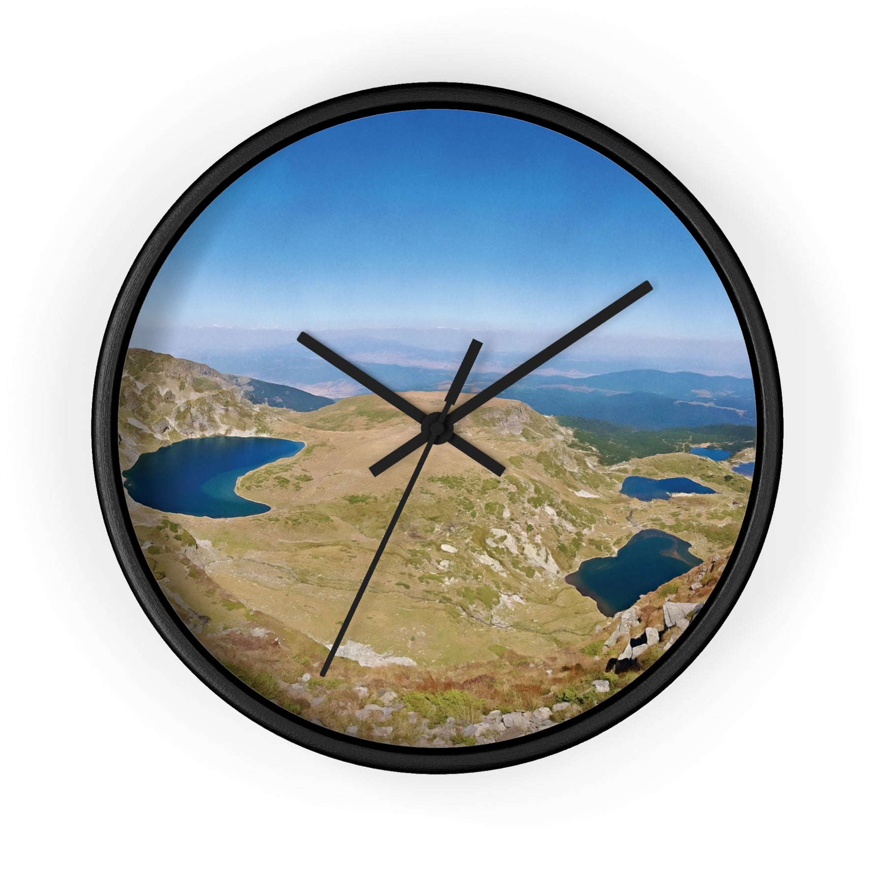 Wall Clock - Rila Lakes, Bulgaria (Variant 2)