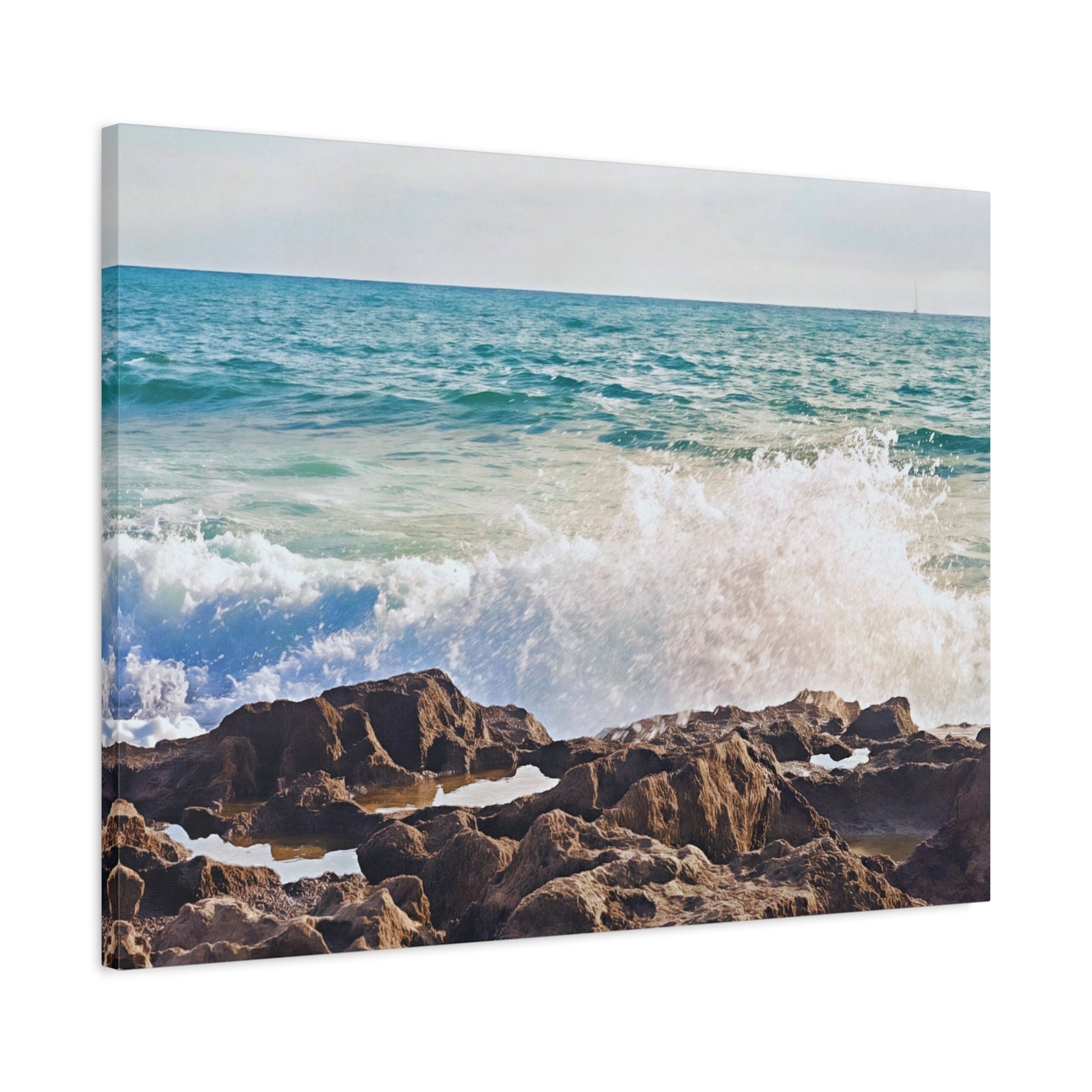 Stretched Matte Canvas - Sea (Variant 08)
