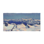 Beach Towel – Poly Art - View from Mont Blanc